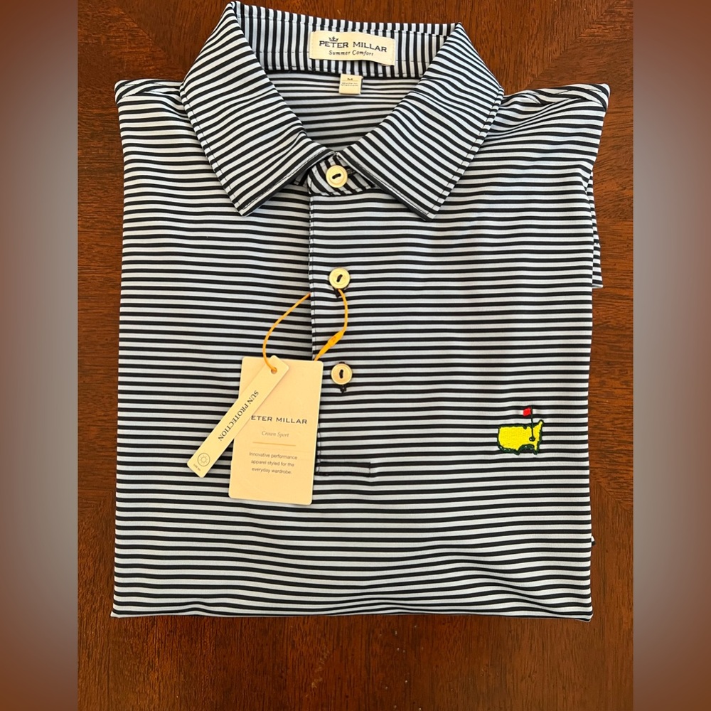 2023 Masters Peter Millar Polo - Medium but fits like a small